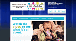 Desktop Screenshot of kidsandfamilyexpo.com